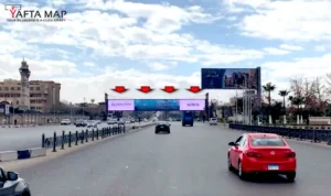Billboard location example in Egypt