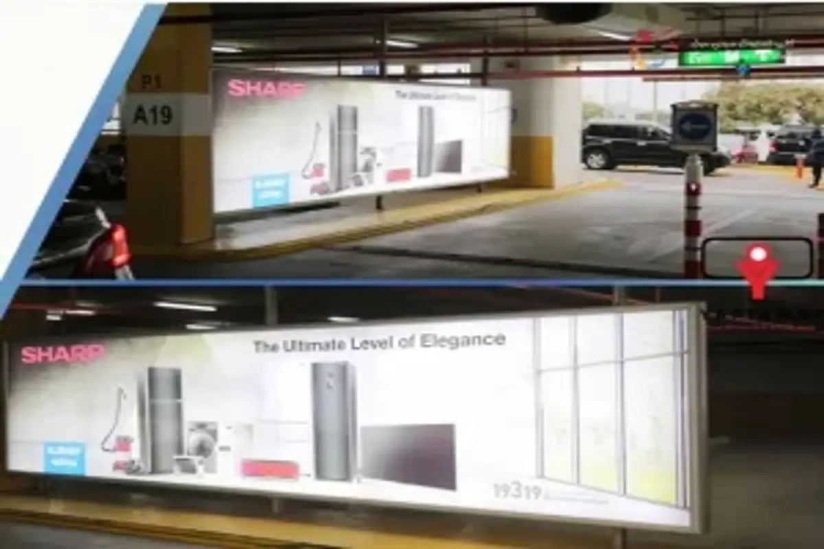 Mall advertising campaign reaching shoppers in Egypt